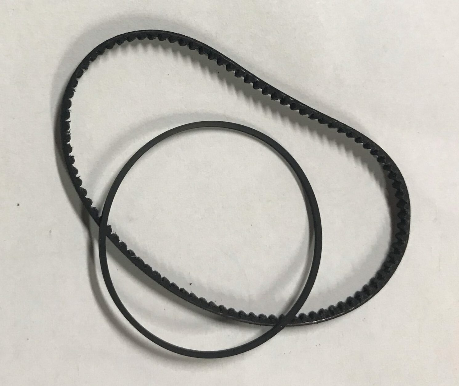 694036786 *2 New Replacement Belts* for Harman Kardon FL 8380 CD Changer replaces part numbers 6600-090052-000 and 6600-090062-000 - Image 1