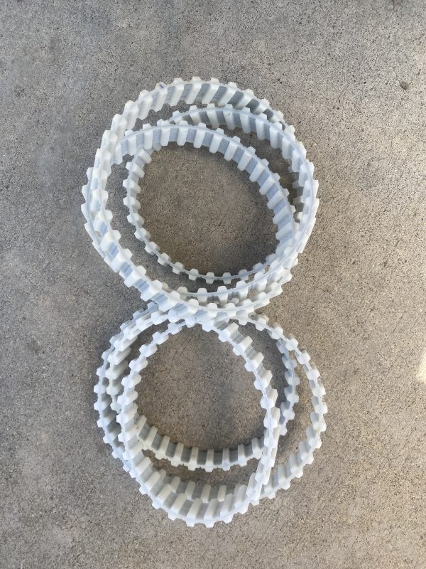 **2 New Replacement DOUBLE SIDED BELTS** for use with a WYBOT Grampus HJ3042L Robotic Pool Vacuum Cleaner