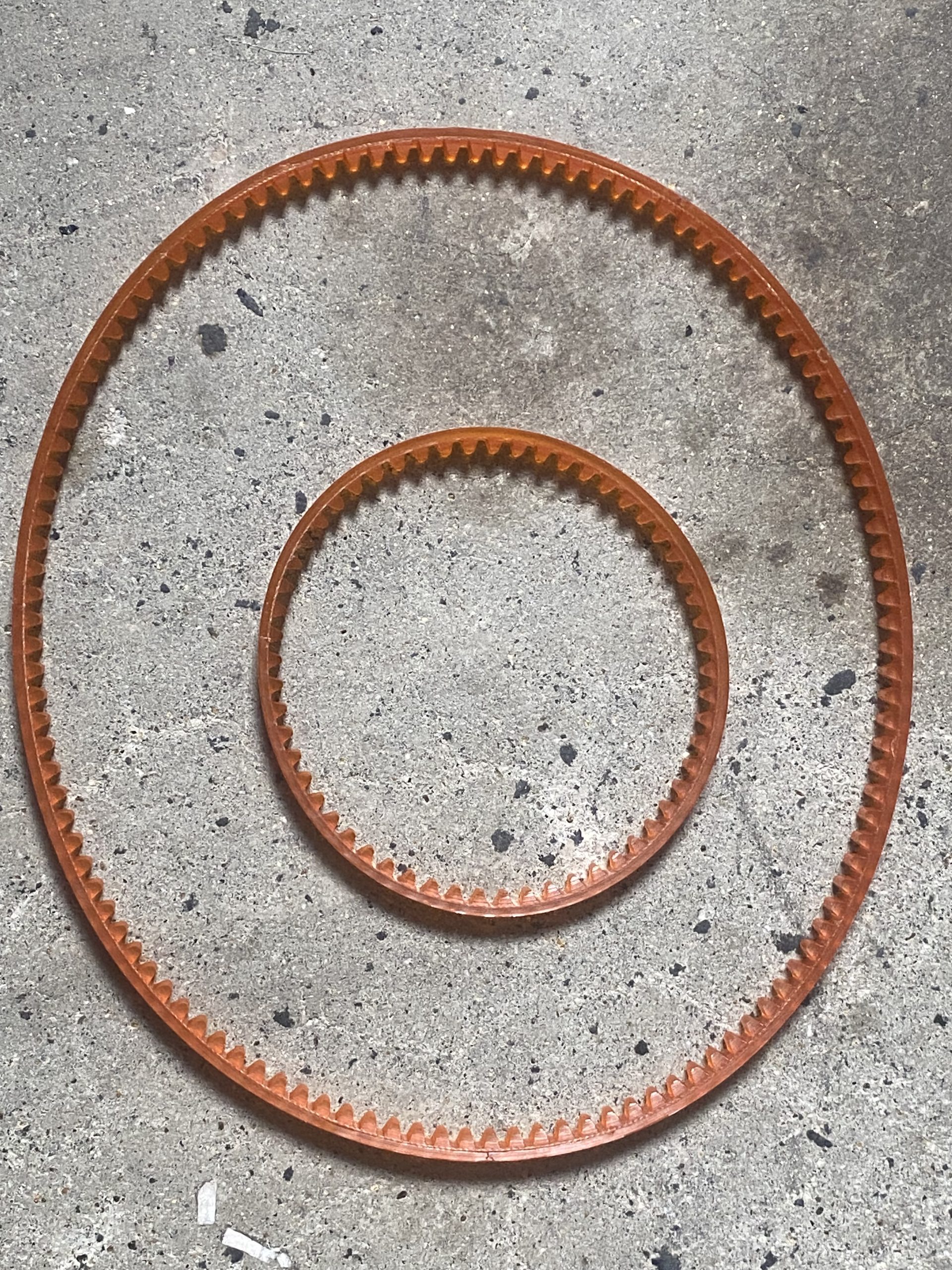 IMG_1864 **2 New Replacement BELTS** for use with a Montgomery Ward Sewing Machine 1980 - Image 1
