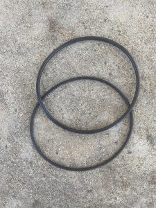 **2 New Replacement Belts** for use with a Webcor Reel to Reel Model 2711